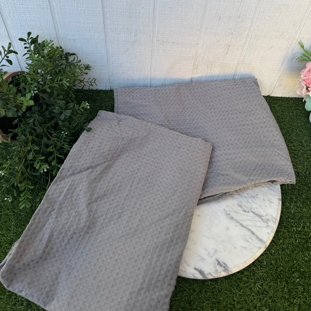 BERAWANG two pillow cases set of two grey brand new no tags standard